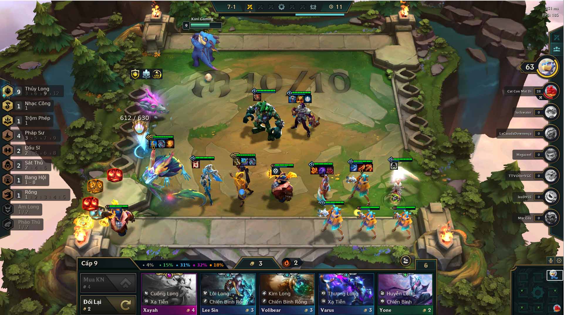 cách xây đội hình