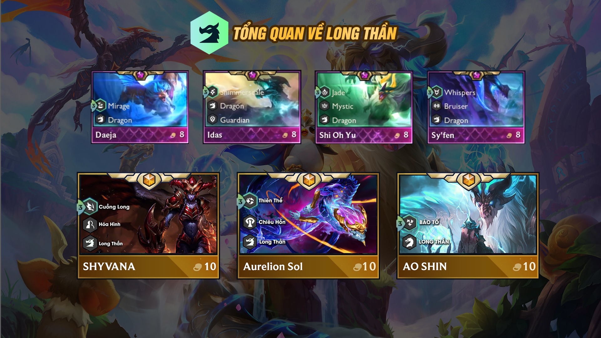 long thần Mùa 7 TFT