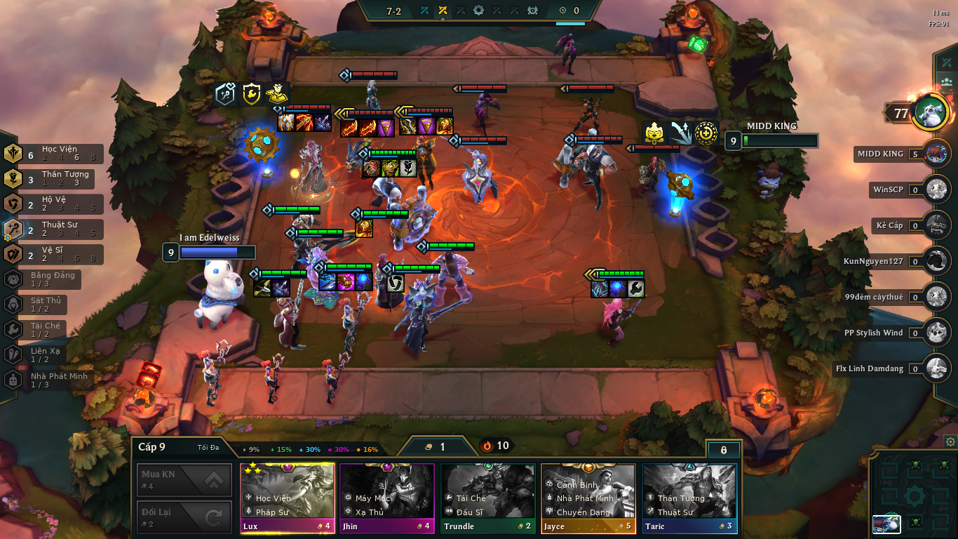 người chơi mùa 6 TFT