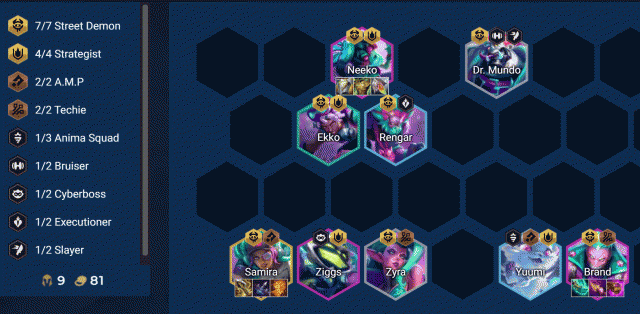 Đội Hình Quỷ Đường Phố Brand TFT Mùa 14