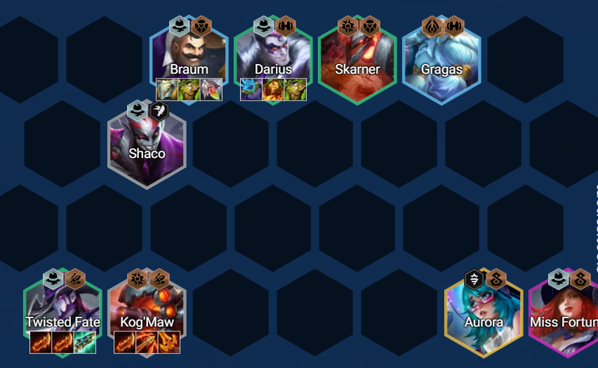 đội hình Băng Đảng Twisted Fate