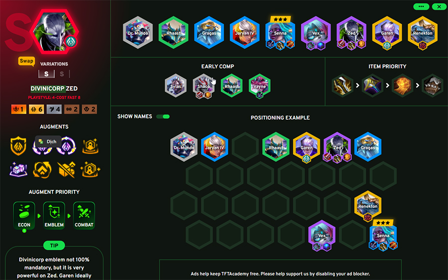 đội hình TFT mùa 14